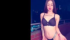 Debbie Botero, perfect perky booty teen, rides white cock in Latina casting 😍