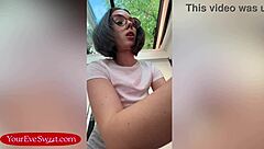 omg, my hot stepsis with big tits squirtin while playin... real vid!