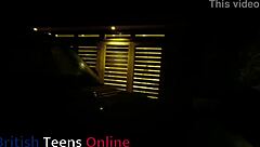 Watch your neighbour stroking herself in a hot solo act