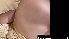 Pillow booty pawg offers her beautiful big tits and ass for deepthroat blowjob with bbc lover