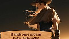 yo, listen to this handsome guy moaning hard with his friend