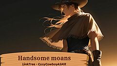 yo, listen to this handsome guy moaning hard with his friend