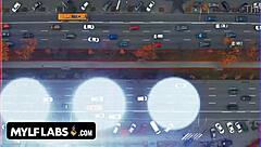 Yo, This Policewoman Schools Two Lovers by the Pool on Respecting Rules