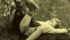 back in the day, these vintage lesbians were all about that hairy muff diving.