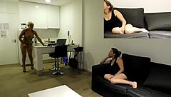 another friend of my nephew joins our wild argentinian milf orgy