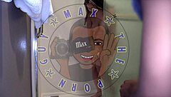 POV view of blonde Emma Wolf delivering an amazing blowjob and handjob, then riding face until cum.