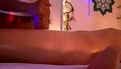 wonderful masseuse mel gives sensual massage turning erotic