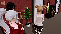 Exploring the harem hotel game in episode 393 with unique scenarios and settings