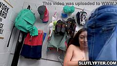 hey officer rusty nails, why strip search shoplifter amber summer after catching her stealing makeup?