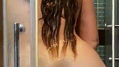 look, i caught my curvy stepsister masturbating in the shower