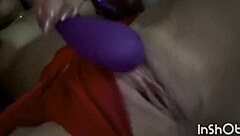 a latina beauty plays with a dildo for an intense finish.