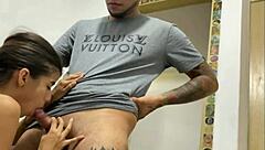 hermanastra wakes up with cock in mouth - full wild story