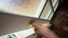 Since you started gym, your butt's huge! I got CAUGHT jerking to it, and she rode me hard.