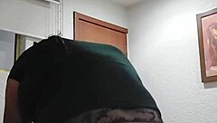 Mounting my man for intense Mexican shemale anal action