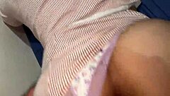 Since you started gym, your butt's huge! I got CAUGHT jerking to it, and she rode me hard.