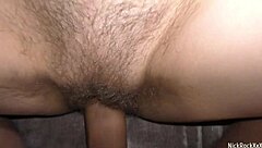 mistress with hairy pussy slams delivery man in hidden steamy anal session