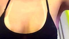 At the building gym, neighbors stare at my wet pussy and hard nipples.