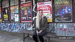 Natural Teenie Gives Blowjob in POV and Gets Yummy Twat Reamed