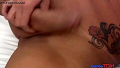 look at this sexy shemale waving her big cock