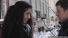 Blind Date Ignites Passion with Tanned Teen Katty West