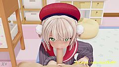 i can’t believe how hot this novr mmd uimama blowjob is in 3d hololive, it’s driving me crazy!