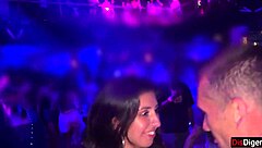 Overwhelmed by Fucking This Student Whore in Club Toilet Holes