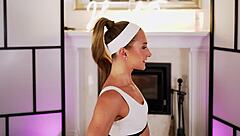 Man, watching HannahJames710 crush this lower body workout is pure fire. Her yoga moves and tight ass got me hooked!