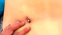 Feeling so good fingering this beautiful Latina navel