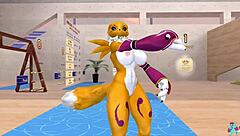 renamon’s hot workout music video