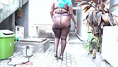 BBW Slut Tasting a Fresh New Dick with Her Hungry Mouth. She Can't Get Enough!