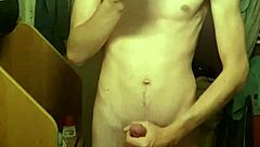 Feeling So Naughty Giving a Handjob in My Parents' House Today!