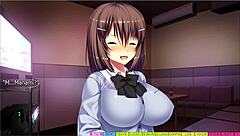 Tenioha 2 - manami love route part 4 - a footjob so good it had me singing soprano!