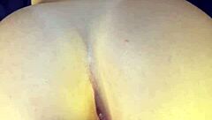 slut girlfriend bends over for deep doggystyle ride