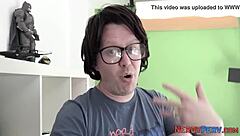 This Leeds nerd tricks a skinny Brit into wild fingering fun.