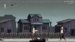 Watch This Horny Blonde Gangbang!