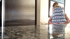 Tattooed couple in intimate moment part two