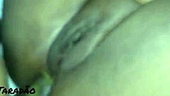 I'm banging this whore's ass hard and filling it with cum.