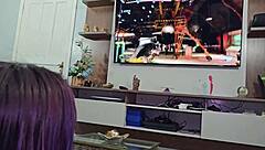 I went to play video game and ended up taking big cock?