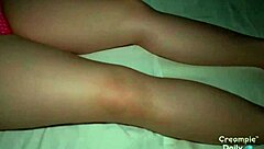 a sneaky midnight encounter with a friend's daughter bent over for tight action