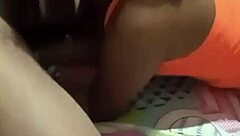 Latina stepdaughter gives intense head to stepdad for freedom