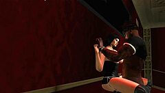 a friday evening turns into a sexy interracial group encounter at the movies