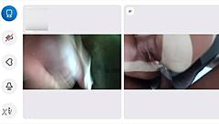 She couldn’t hold back from the intense desire and FINISHED in just 1 MINUTE on video call