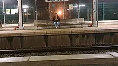 Holy Crap! Banging A Stranger At Train Station