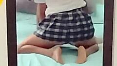 Rich Student Girlfriend Gets Nailed Hard in Sexy Uniform