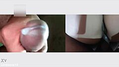 She couldn’t hold back from the intense desire and FINISHED in just 1 MINUTE on video call