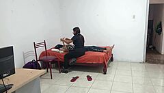 nurse dancing sensually at patient's home in roleplay