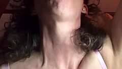 solo step-mommy playing with dildo on her puffy clit, so hot! 🔥