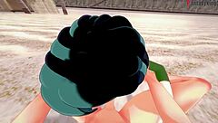 gwen gets wild on the beach in free pov fantasy. total drama action unfolds with fantasyking3 in full 3d glory.