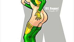 hey, check this rogue x-men vintage compilation with epic big tits moments.