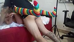 Just messing around with this cute blonde sex toy doll for fun.